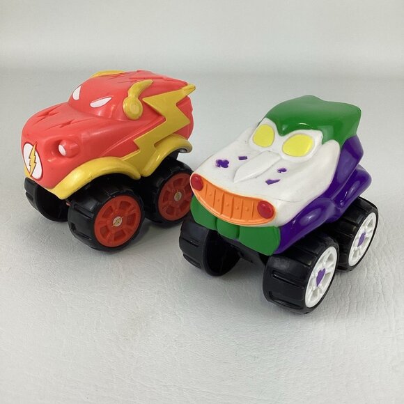 HeroDrive Speed Squad Minis DC Super Friends The Flash Joker Chunky Toddler Cars - Picture 1 of 7